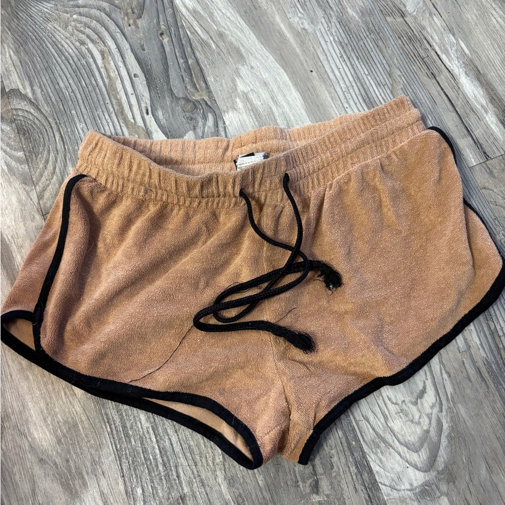 Brown sleep shorts